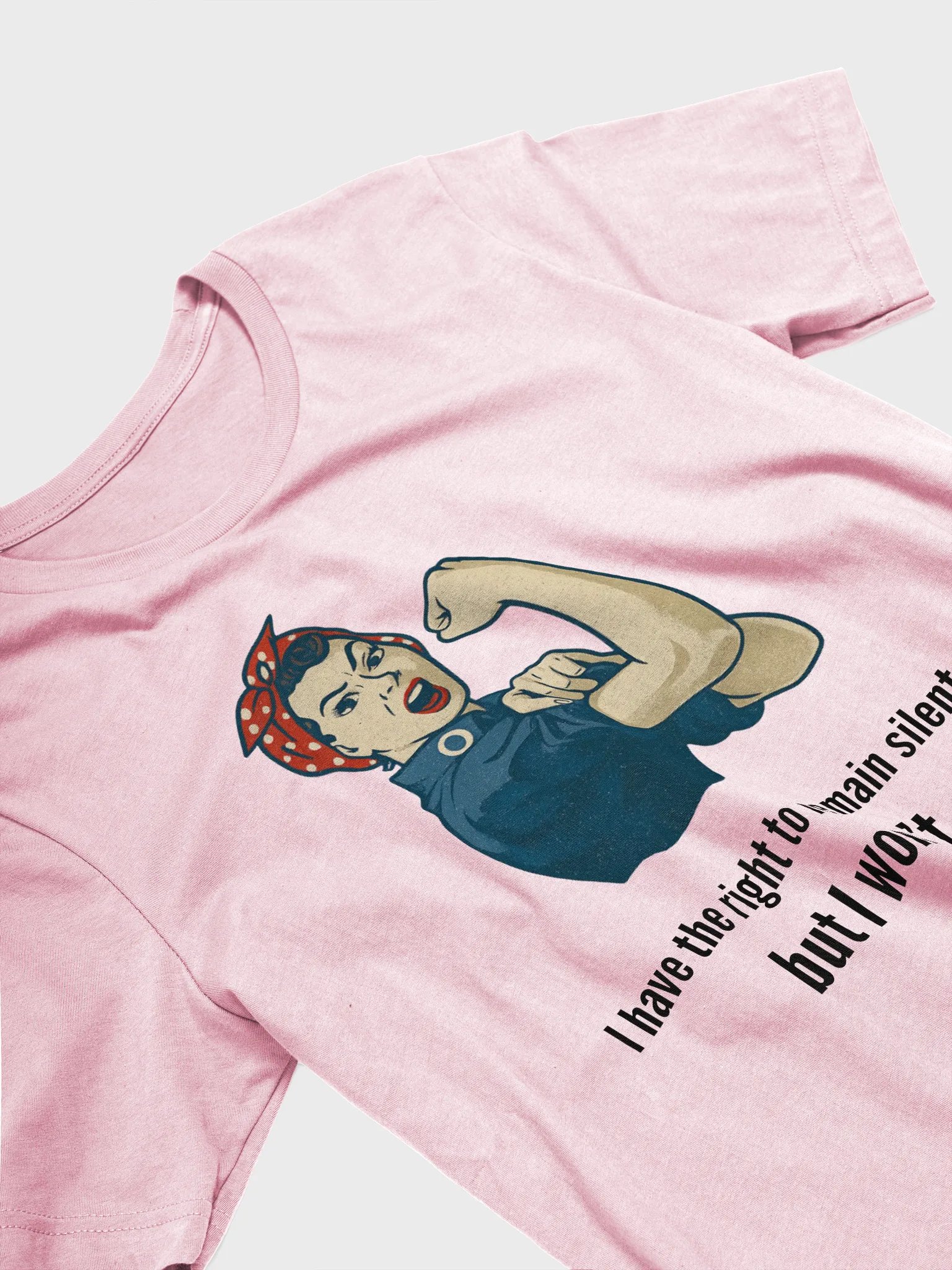 Silent? Never. Strong? Always. – Rebel Tee product image (2)