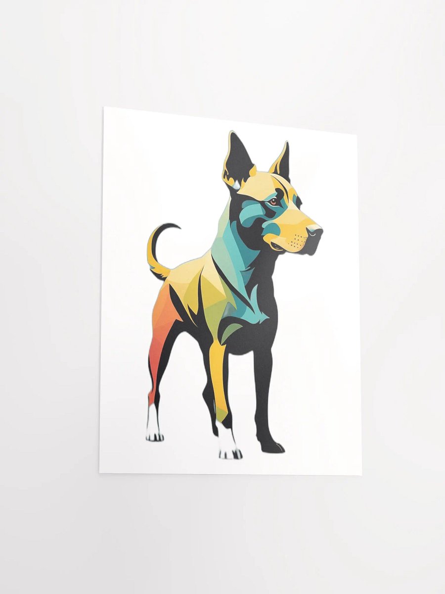 Geometric Canine Dreamscape Poster product image (3)