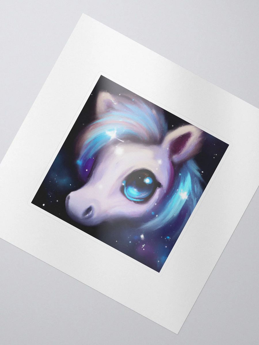 Cute Galactic Horse Alpha Sticker product image (2)