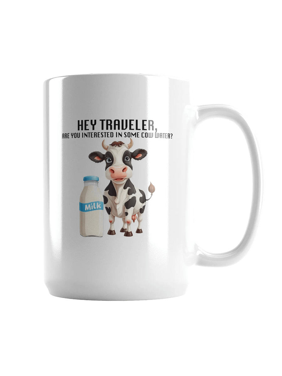 Cow Water White Glossy Mug product image (1)