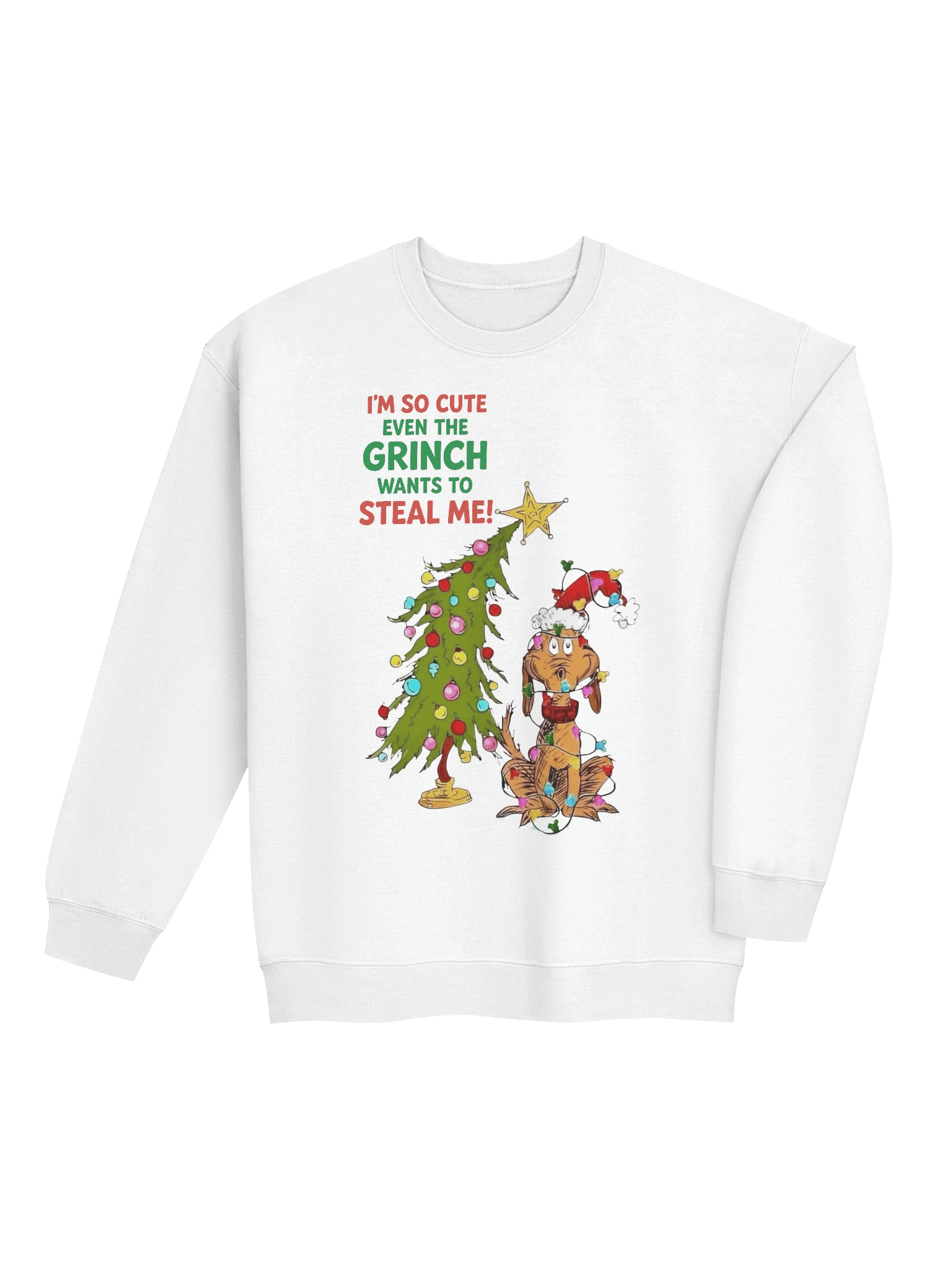 I'm So Cute Christmas Crewneck product image (4)