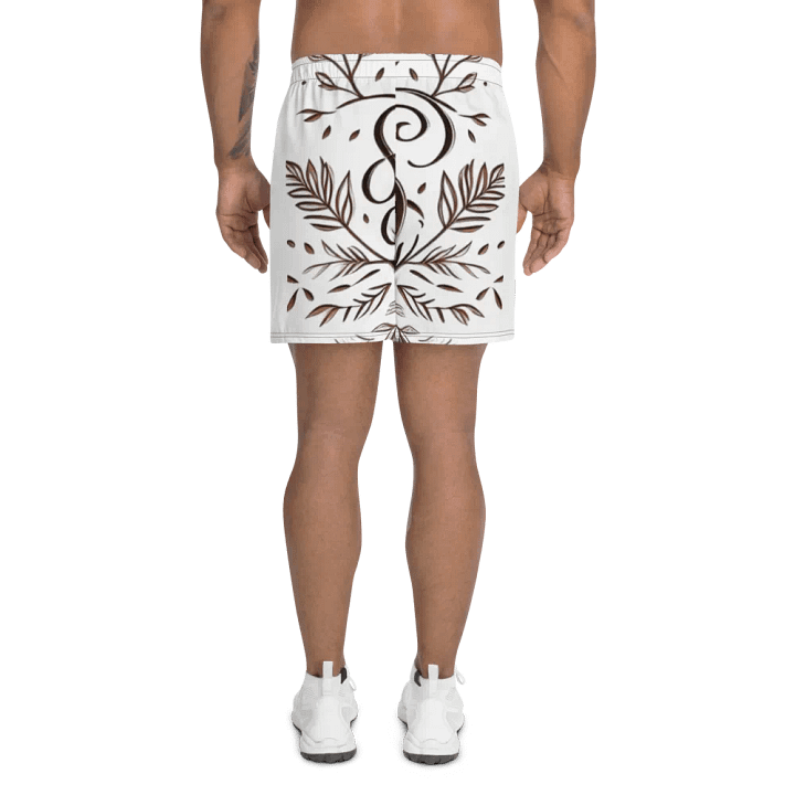 Elegant Monogram Athletic Long Shorts product image (2)