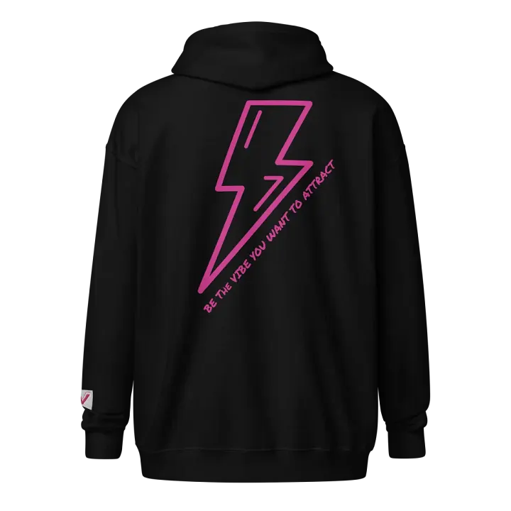 PINK Be A VIBE BOLT ZIP-UP product image (1)