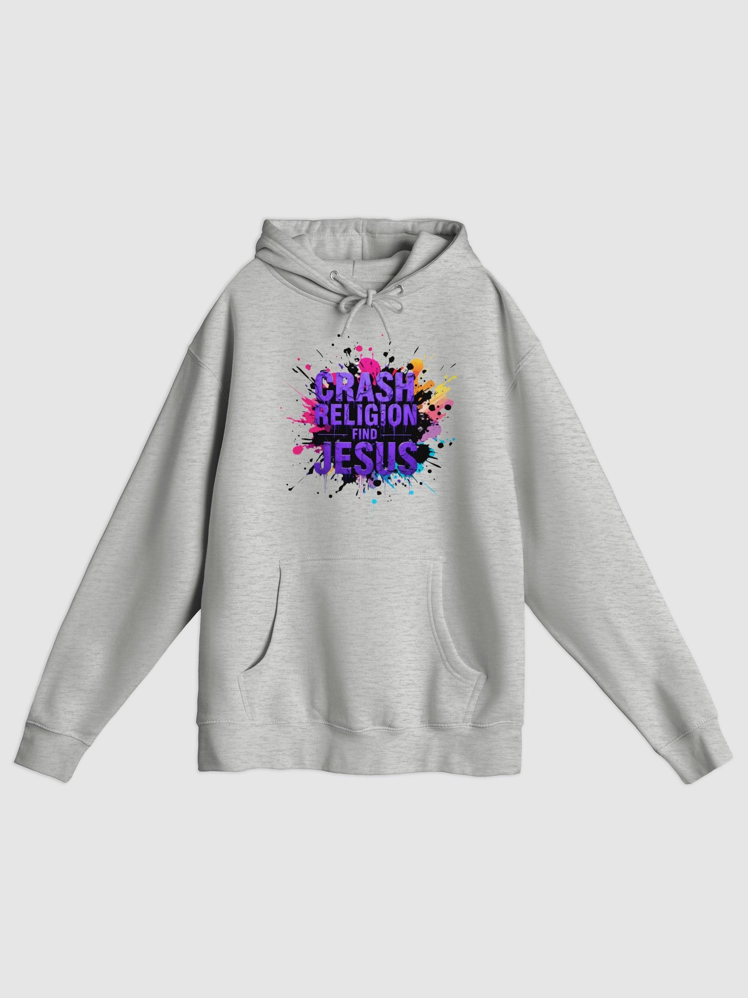 CRASH RELIGION. FIND JESUS. – GRAFFITI HOODIE product image (1)