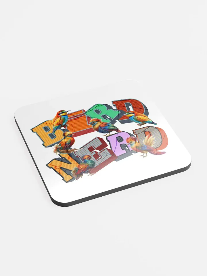 Bird Nerd Avian Charm Glossed Coaster product image (2)