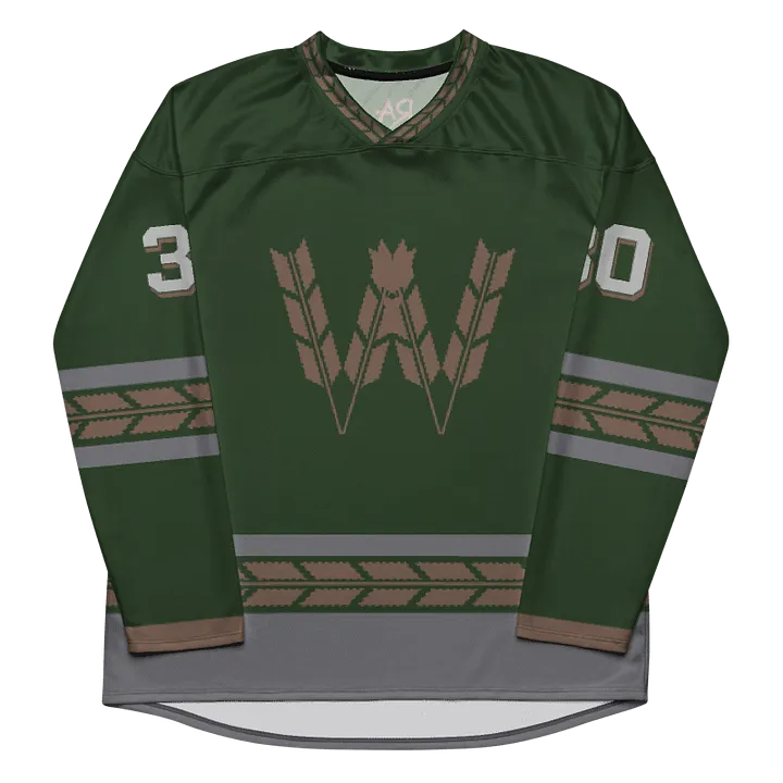 Wisconsin Barley - Green Hockey Jersey product image (1)