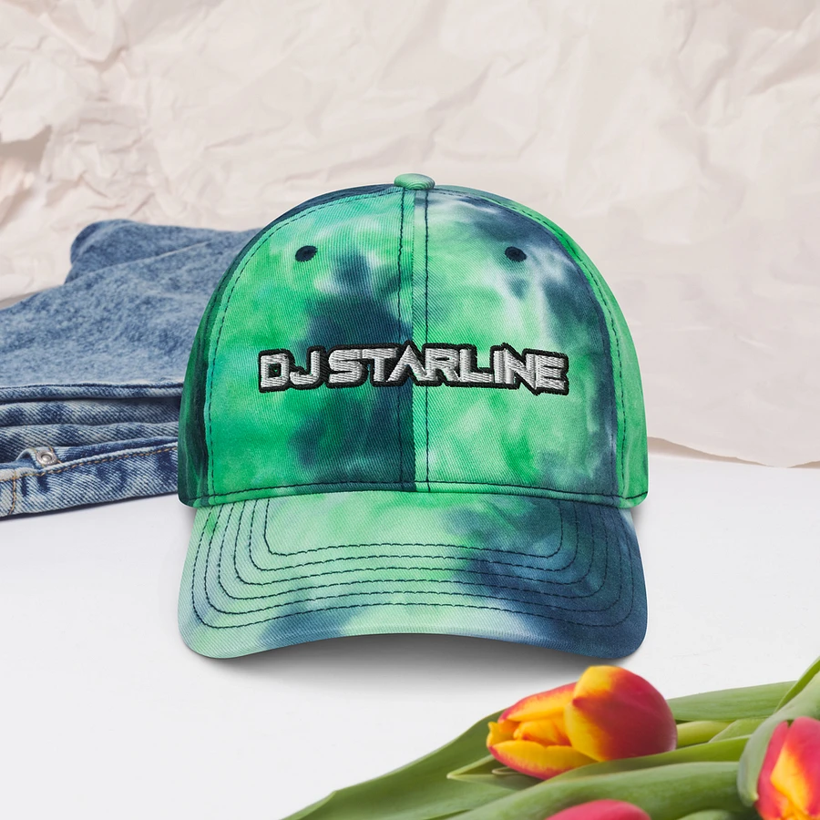 Nebula Tie-Dye Dad Hat with Starline Logo product image (14)