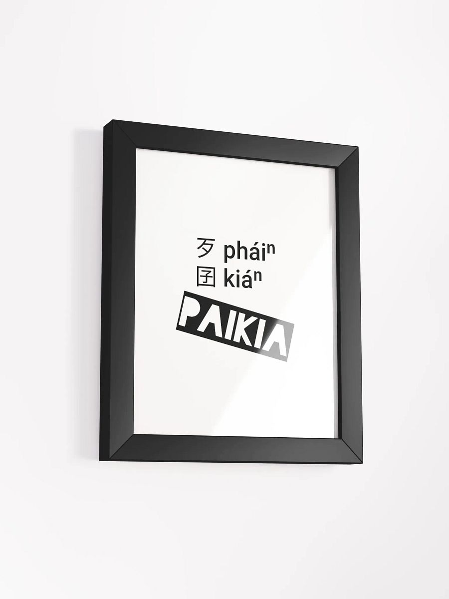 PAIKIA Bold Chinese Characters Poster product image (82)