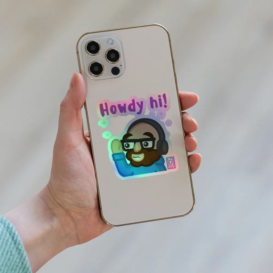 Howdy Hi Sticker product image (8)