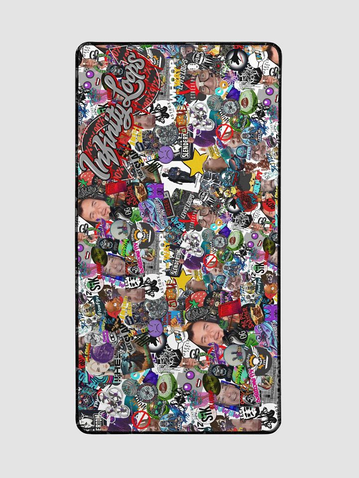 90%er Sticker Bomb XL Mouse Pad product image (2)