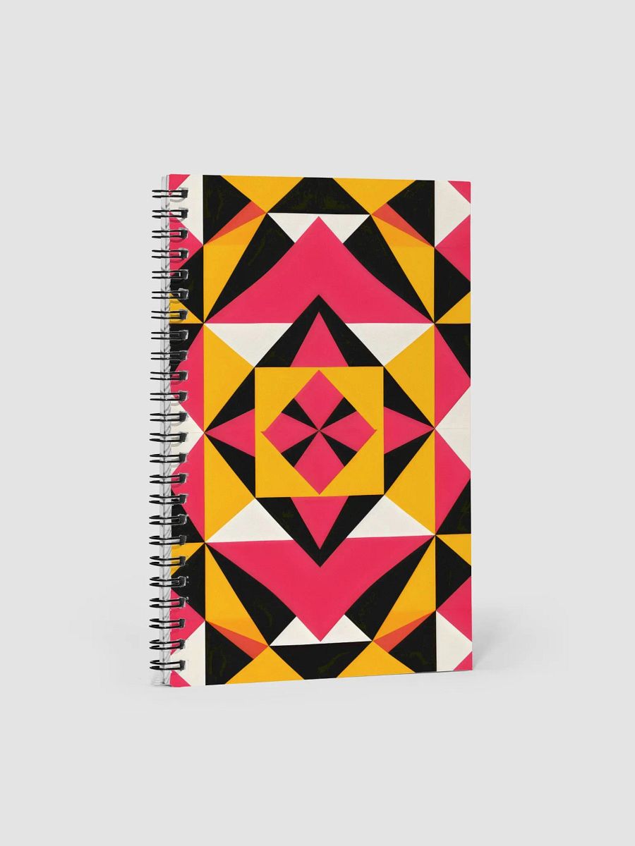 Geometric Harmony Spiral Notebook product image (1)