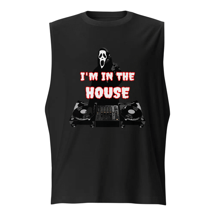 Ghostface in the house Bella+Canvas Muscle Tank product image (1)
