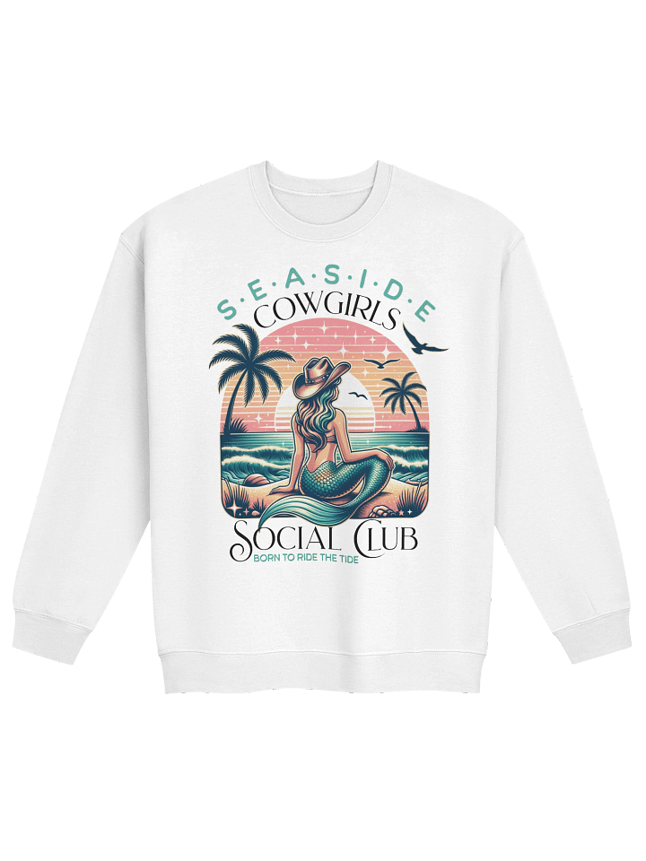 'Seaside Cowgirls Social Club' Crewneck product image (6)