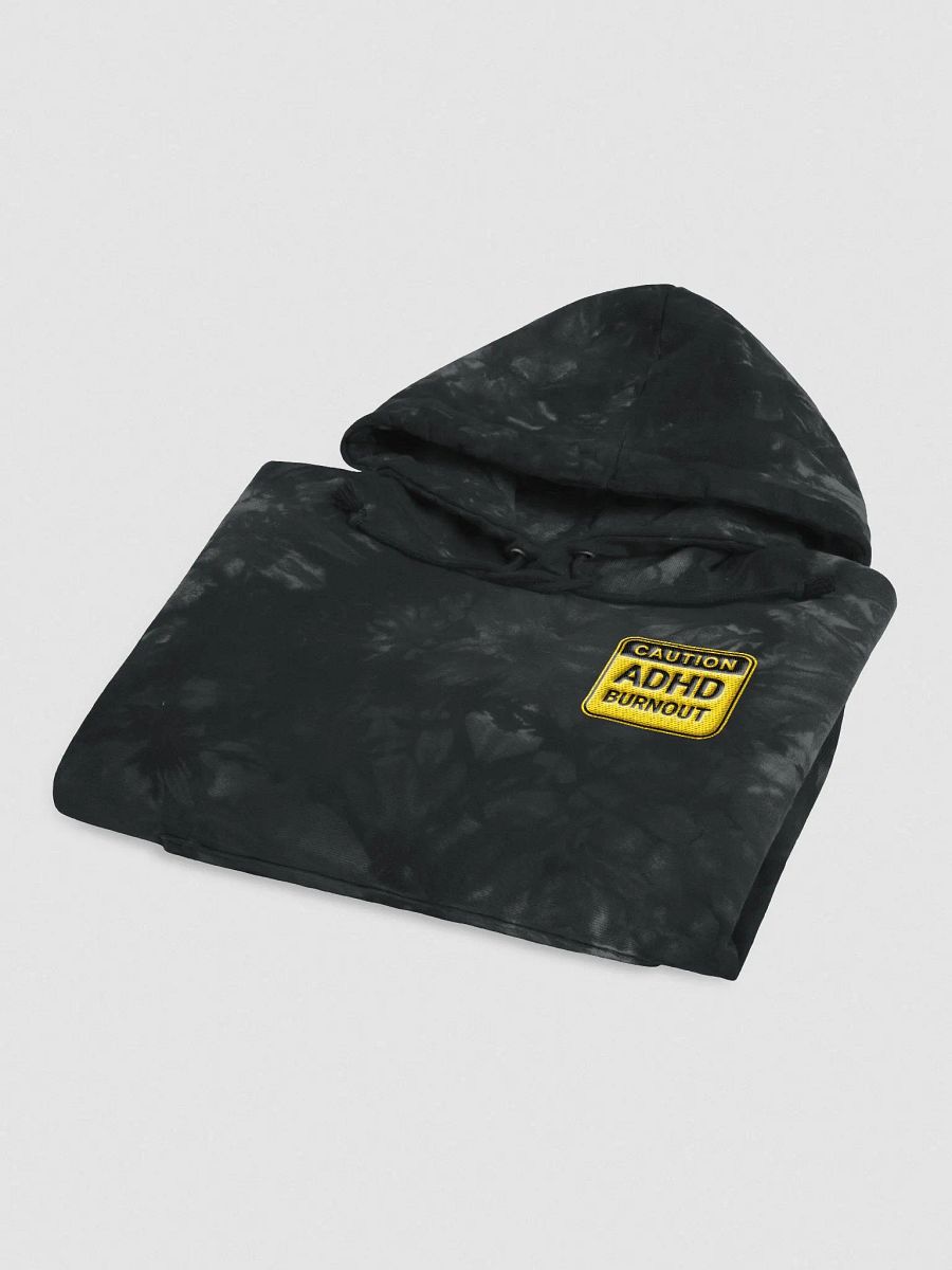 CAUTION: ADHD BURNOUT Tie-Dye Hoodie product image (3)