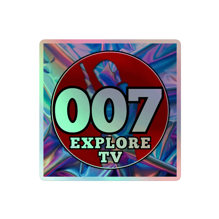 007 Explore TV Holographic Sticker product image (2)