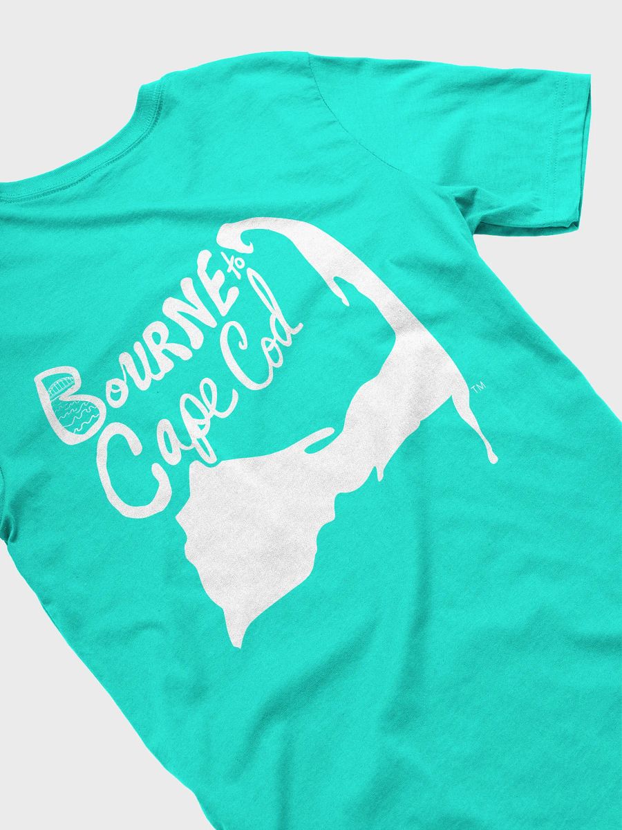 Women's | BOURNE to Cape Cod™ | Supersoft T-Shirt by Bella+Canvas | White Logo on Bright Colors product image (31)