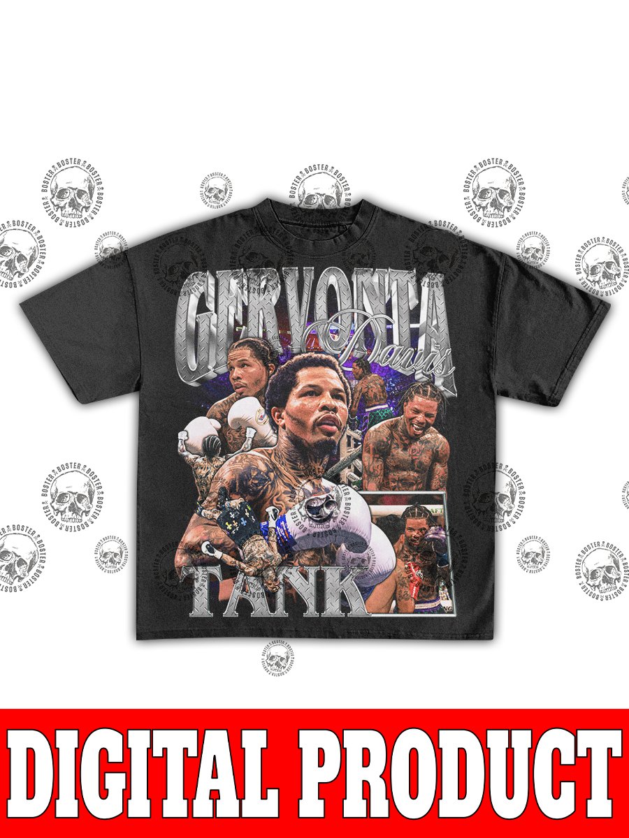 Gervonta "Tank" Davis Undefeated Boxing Champion Vintage Bootleg Graphic product image (1)