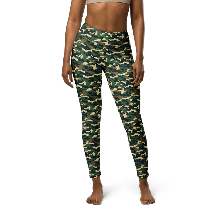 Forest Camo Women’s Leggings product image (2)