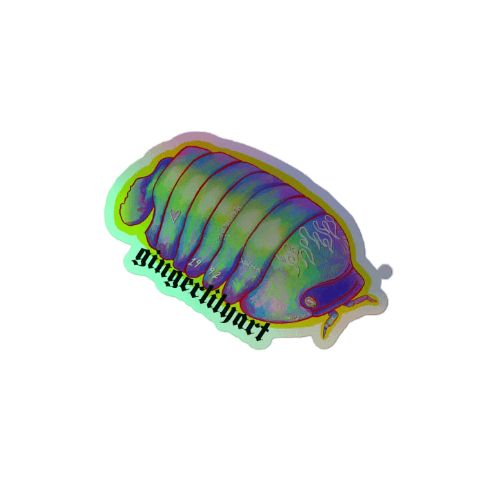 hotrod isopod sticker product image (2)