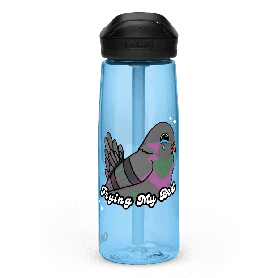French Fry the Pigeon Water Bottle product image (1)