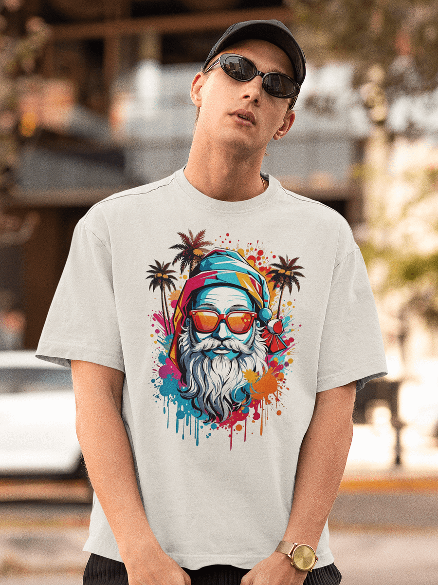 "Santa's Summer Vibes" Oversized Tee product image (23)
