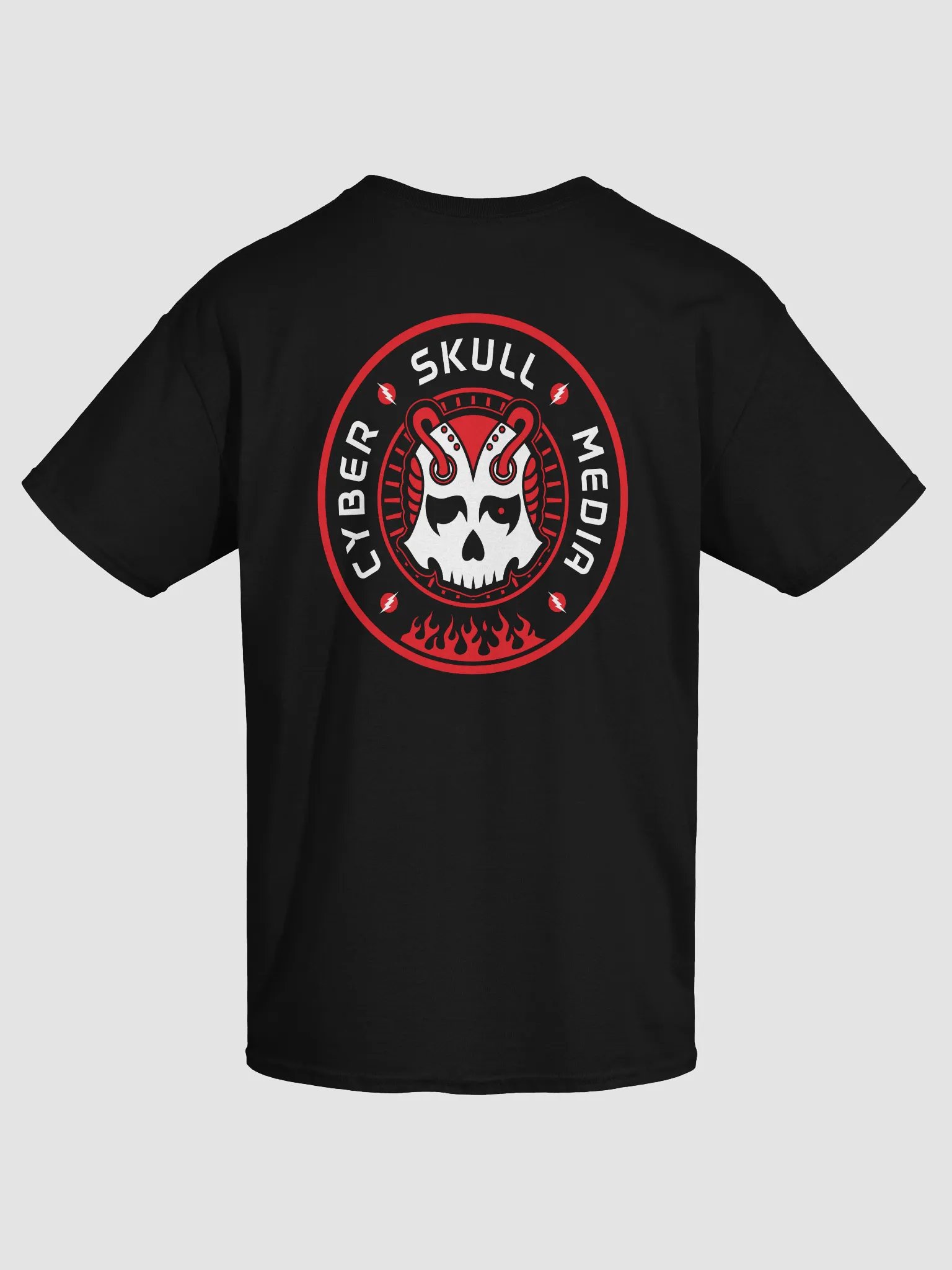 Cyber Skull Halloween 2025 Logo Tee v2 (Basic) product image (4)