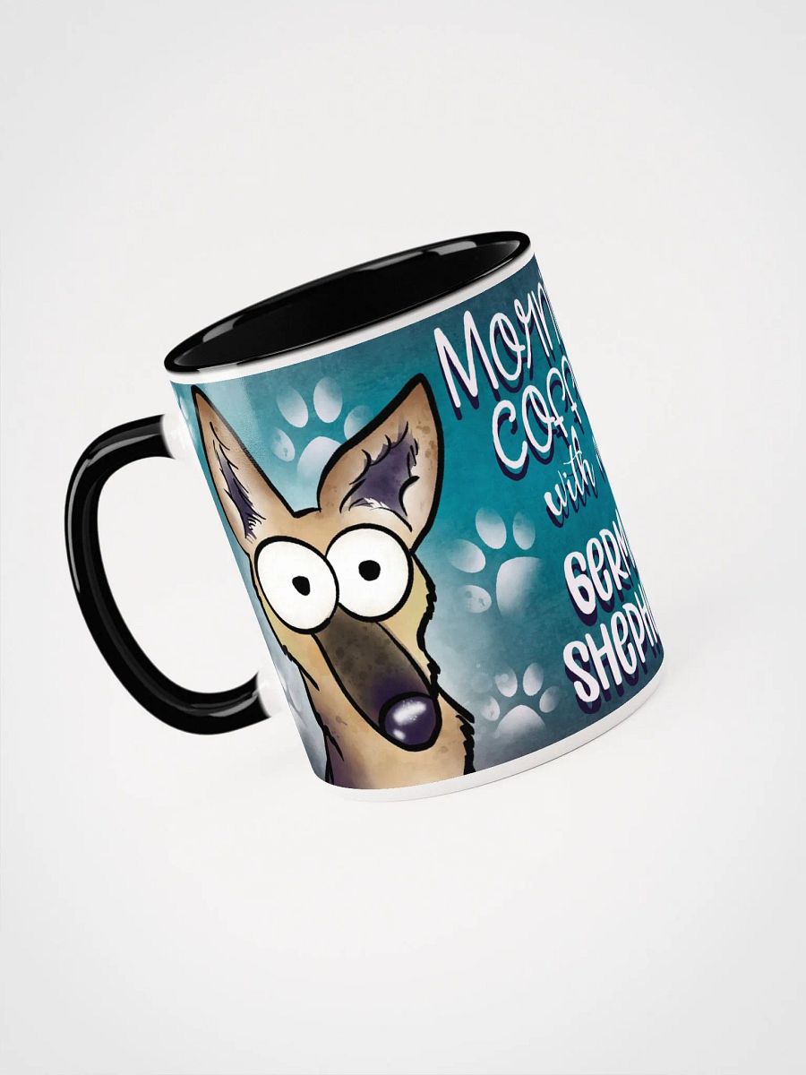 Morning Coffee With My German Shepherd Accent Mug product image (3)