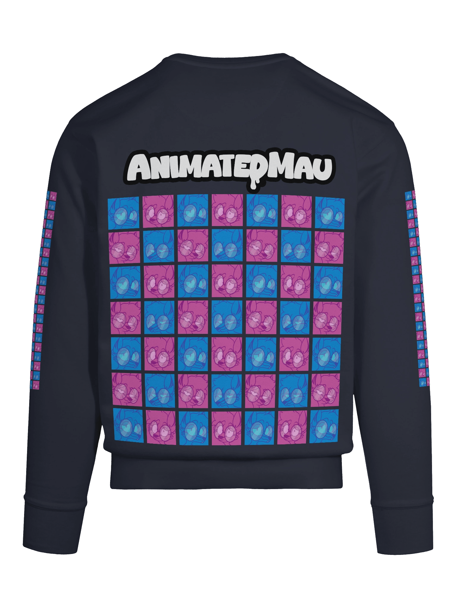 4 Moods Wolf Sweater 🐺💙💜 product image (53)