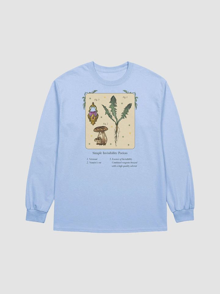 Invisibility Potion Vintage Print (Longsleeve) product image (4)