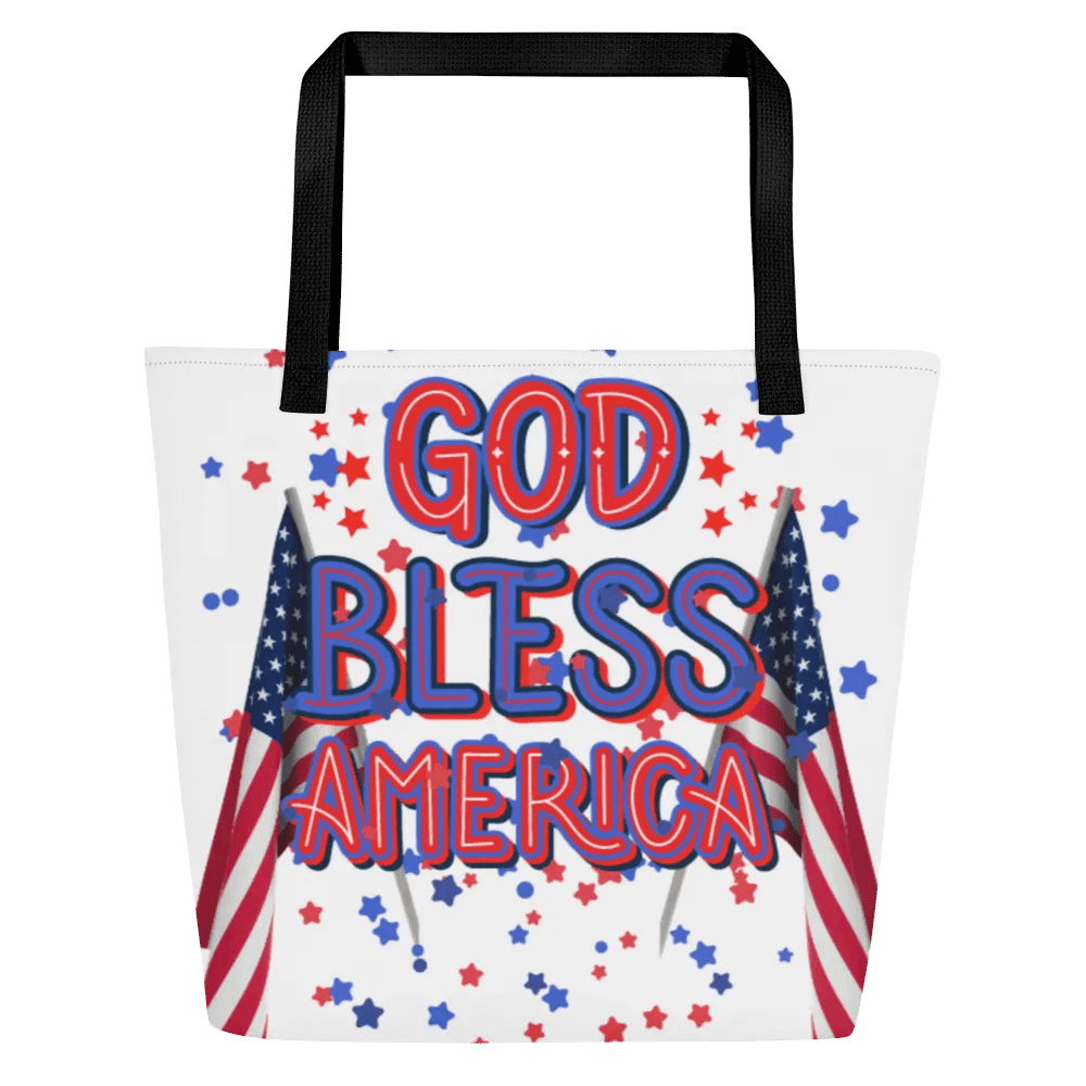Patriotic Symmetry All-Over Tote Bag for Moms friends colleagues product image (3)