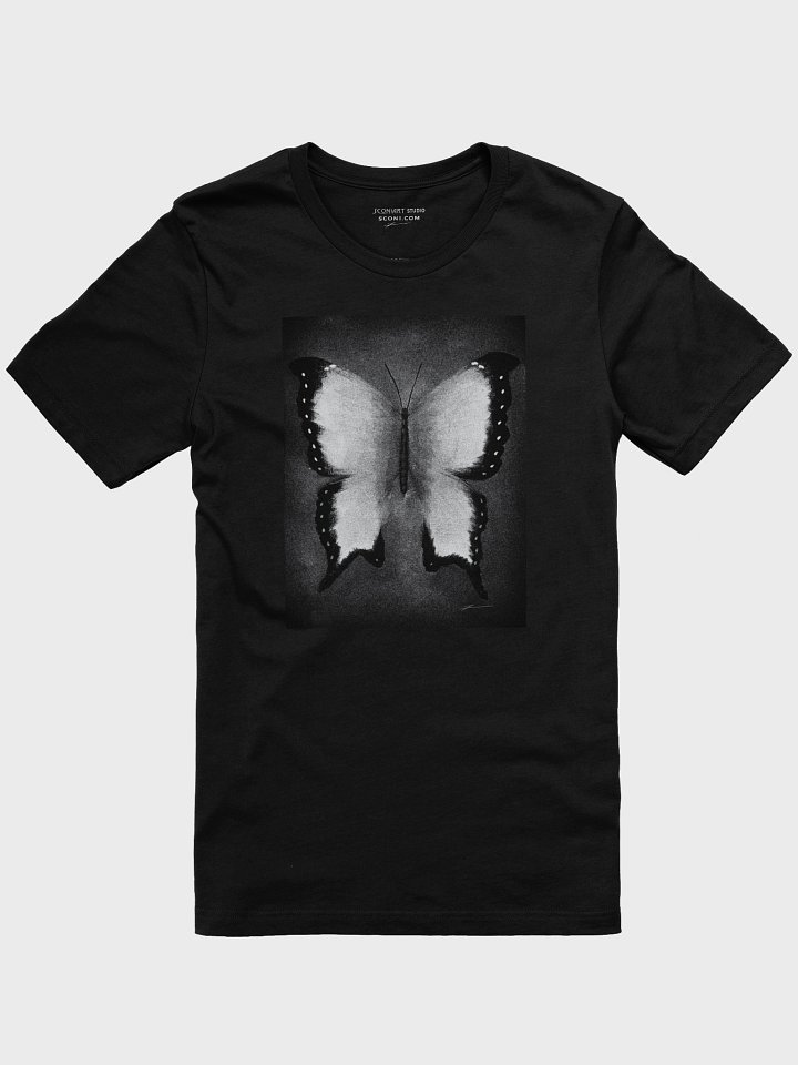 sconiArt b&w design, 'butterfly'. - unisex T-Shirt. product image (1)