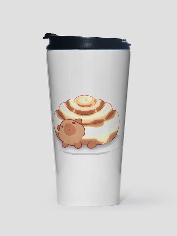 Capybara Cinn Roll Stainless Steel Travel Mug product image (1)