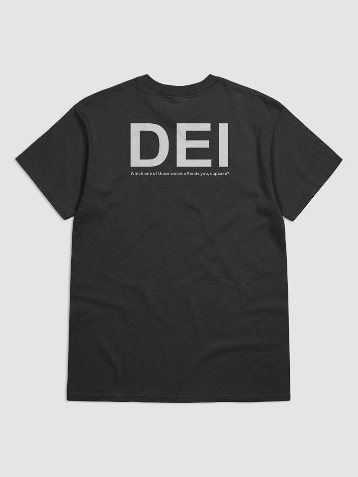 DEI tee black product image (1)