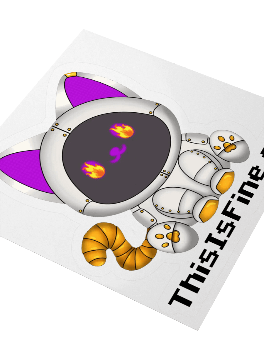 PalBot ThisIsFine.exe Sticker product image (7)