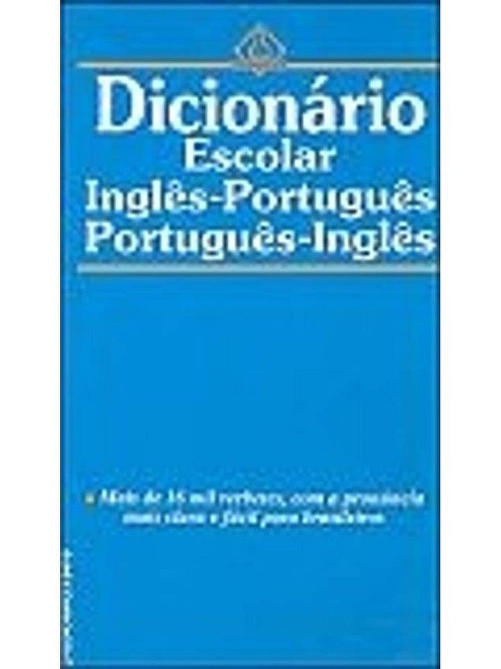 Dicionário Escolar Inglês-Português Português-Inglês product image (1)