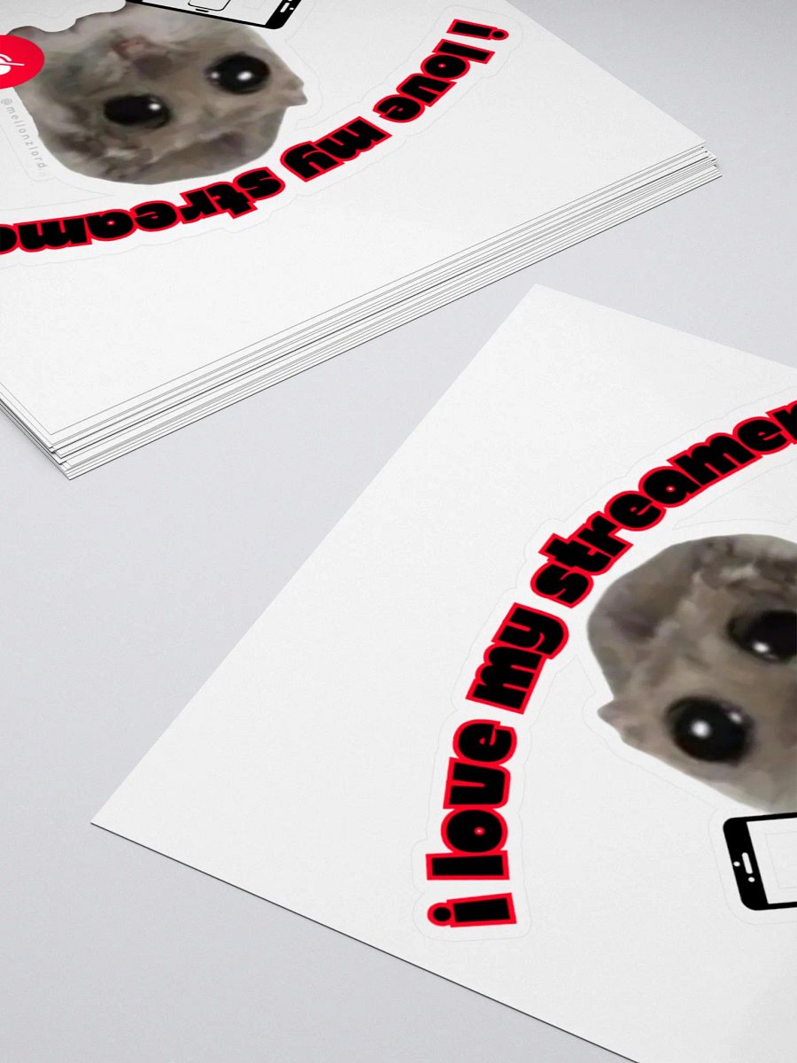 "i love my streamer" Sticker product image (4)