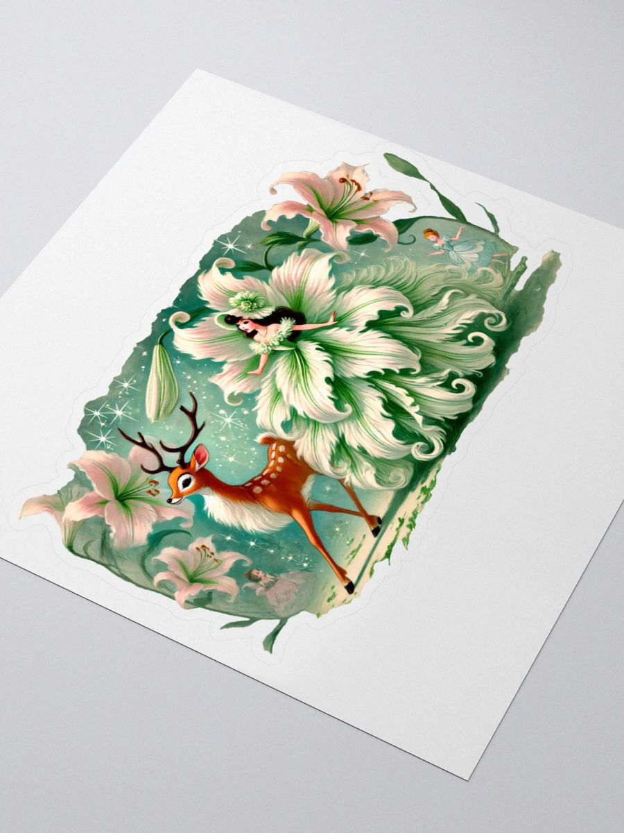 Enchanted Lily Fairy and Deer Stickers product image (8)