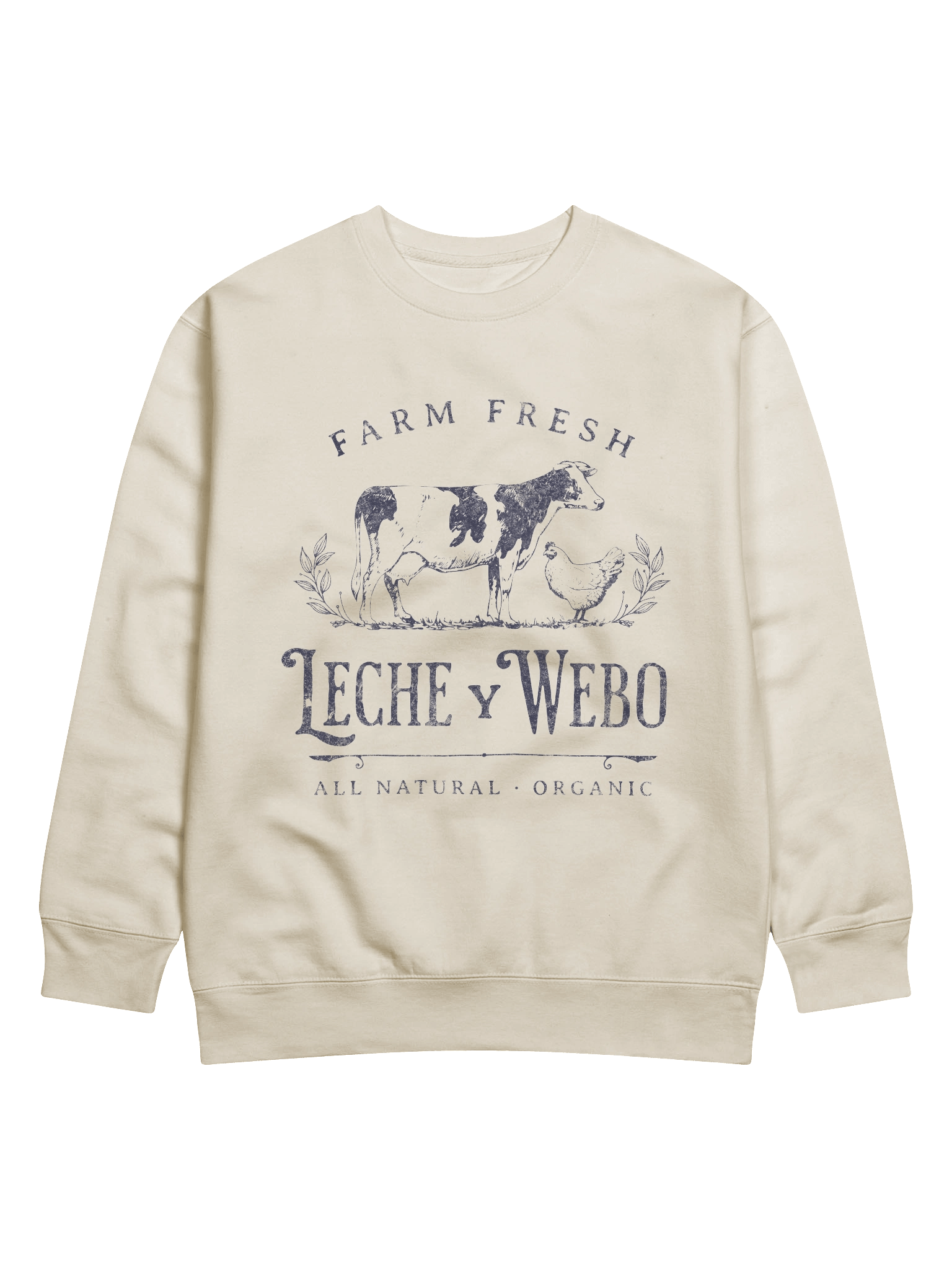 Leche y Webo Premium Crewneck Sweatshirt product image (1)