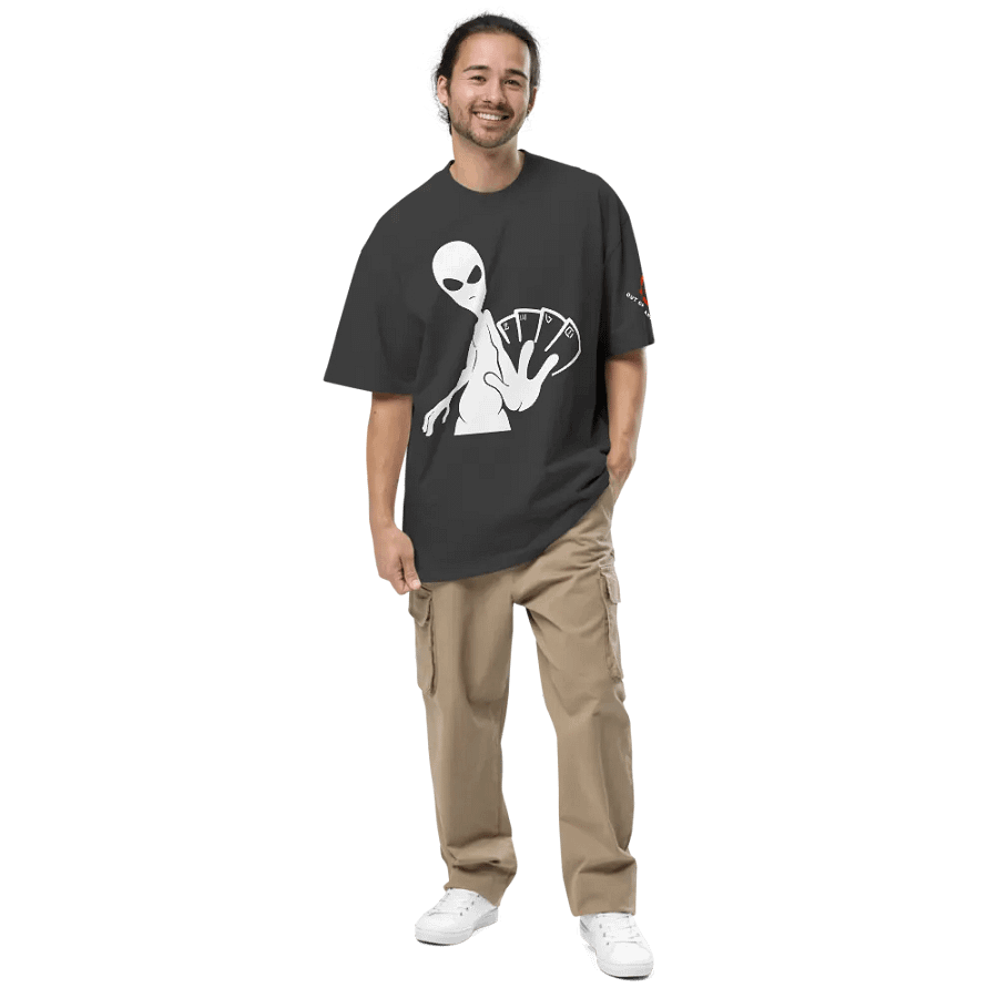 Focus Oversized Monochrome T-Shirt product image (4)