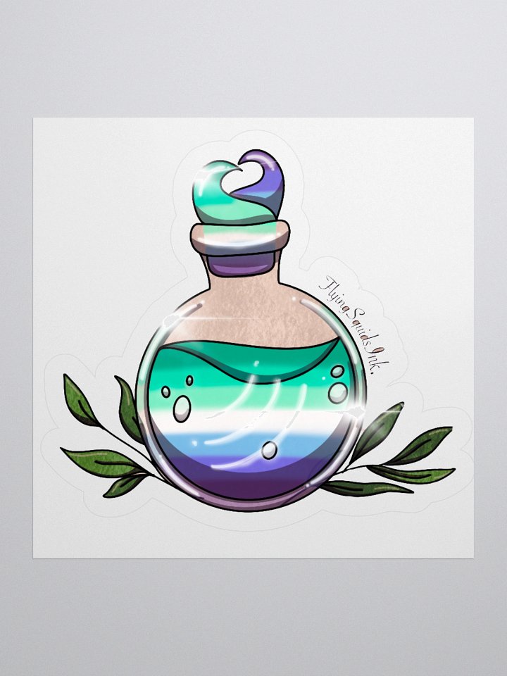 Gay MLM Pride Potion- Sticker product image (1)