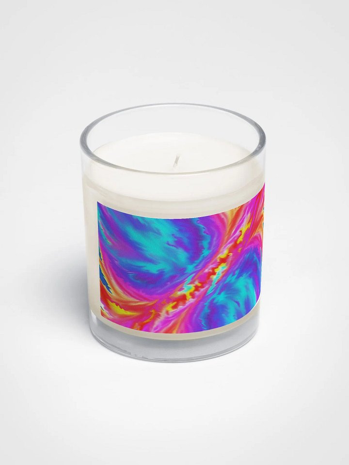Marbled Rainbow Swirl I Soy Wax Candle product image (2)