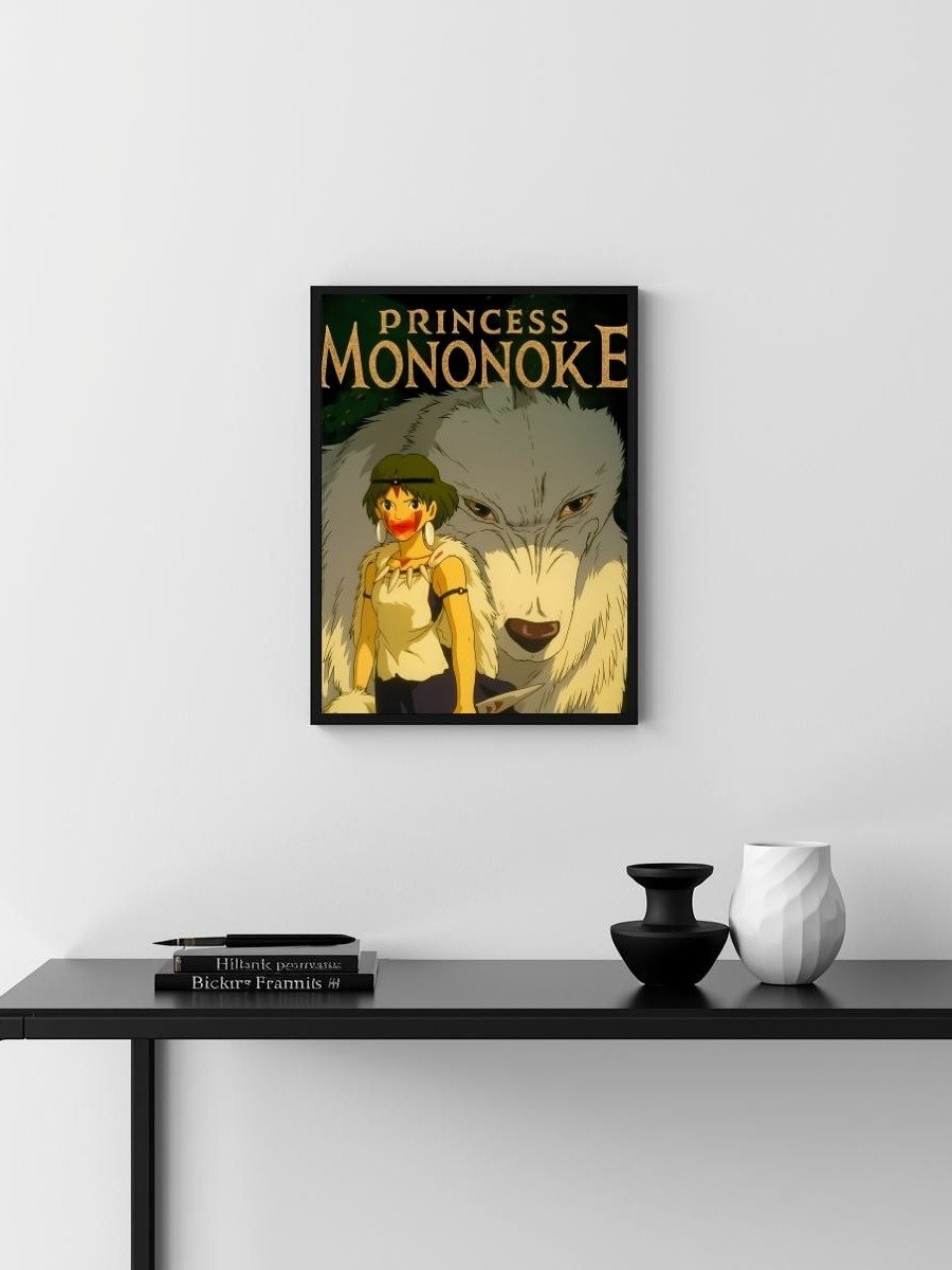 Princess Mononoke – San Wolfstride Spirit – 8x10 Metal Print product image (3)