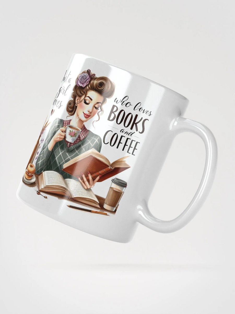Cozy Reads White Glossy Mug product image (3)
