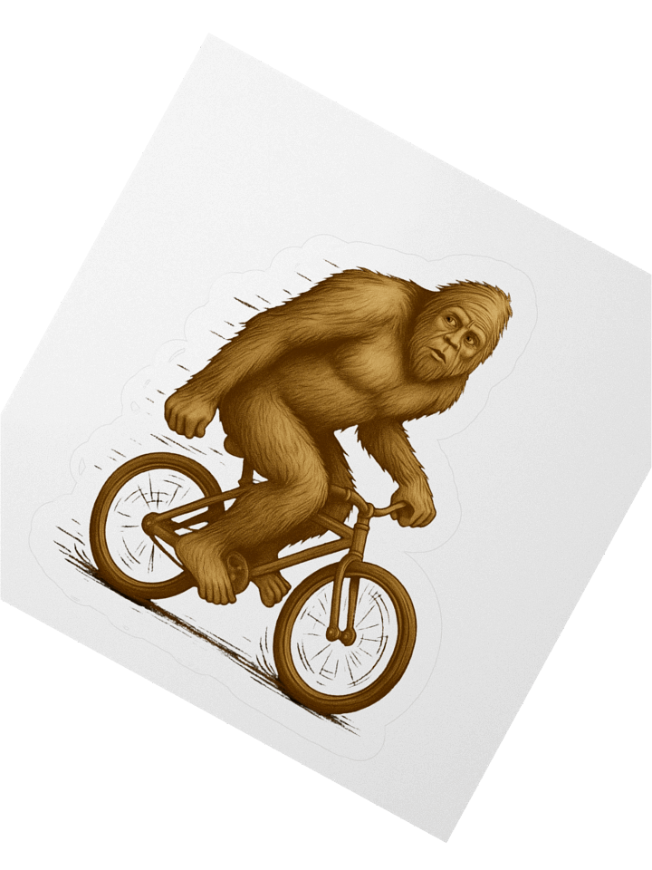 Sasquatch Bicycle Adventure Stickers product image (2)