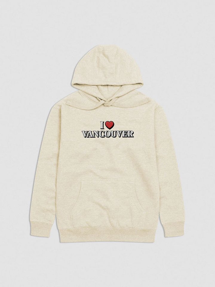 "I LOVE MY SPOT" / HOODIE WITH PERSONALIZED CITY OR COUNTRY NAME / EMBROIDERED product image (2)