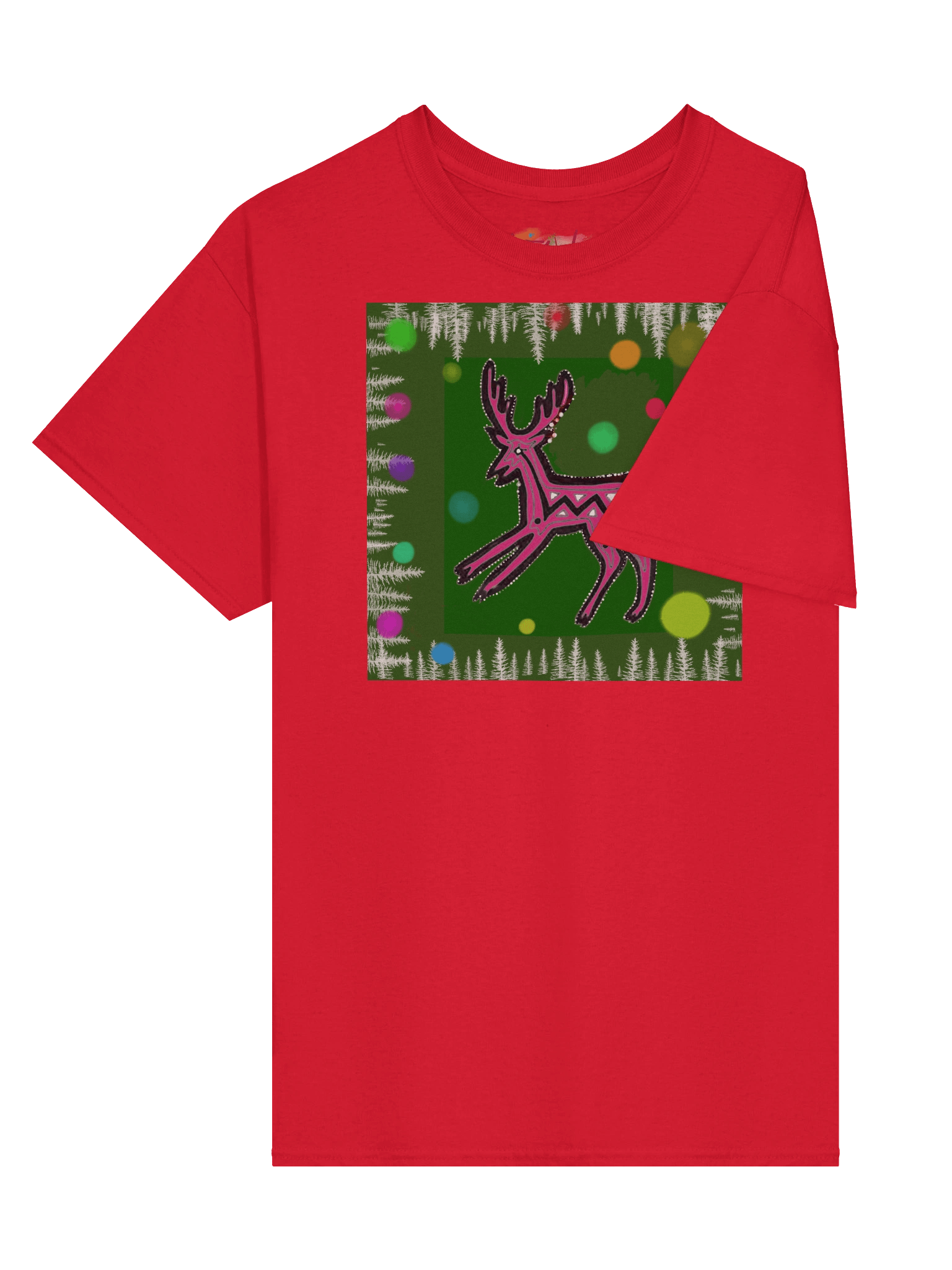 ArtTee 'Happy Holiday Deer' December '25 Tee of the Month product image (6)