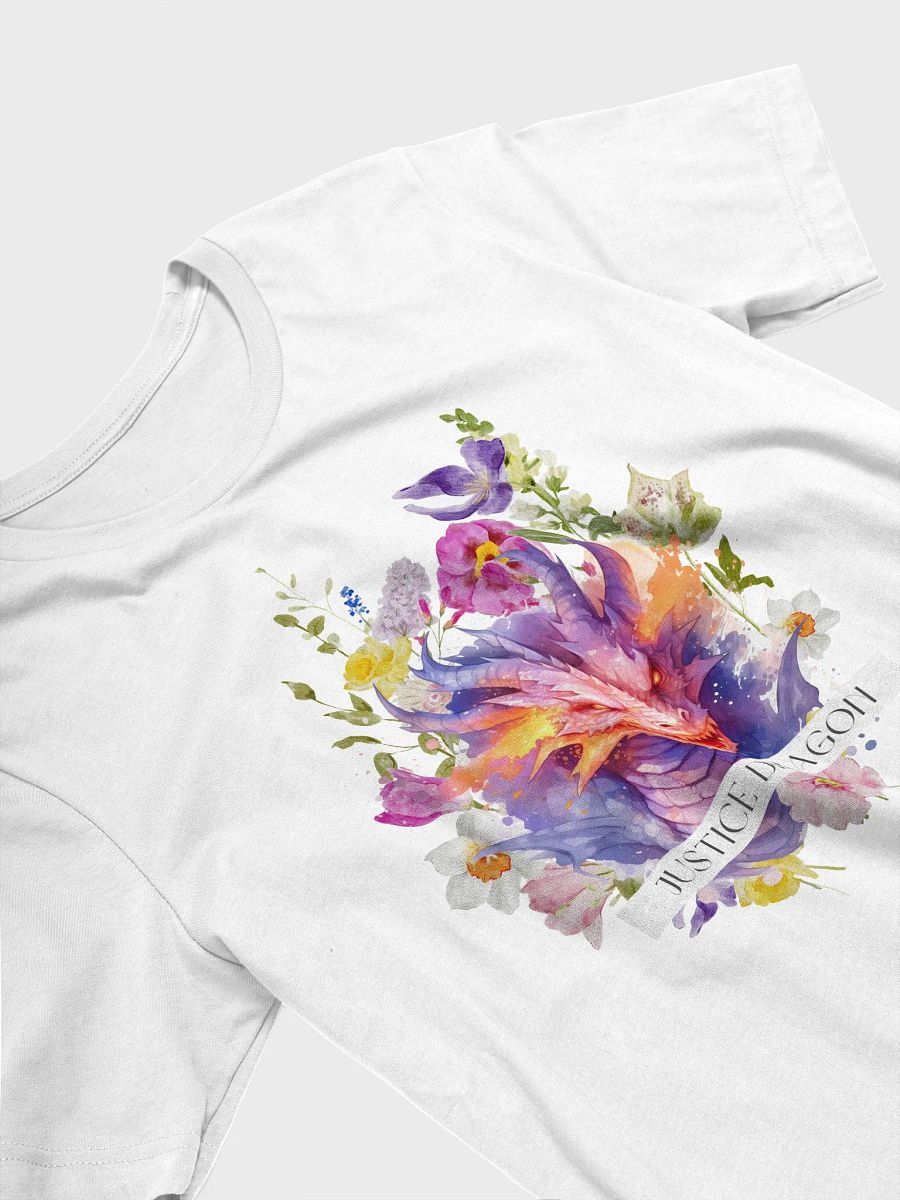 Justice Dragon Tee (White) product image (3)