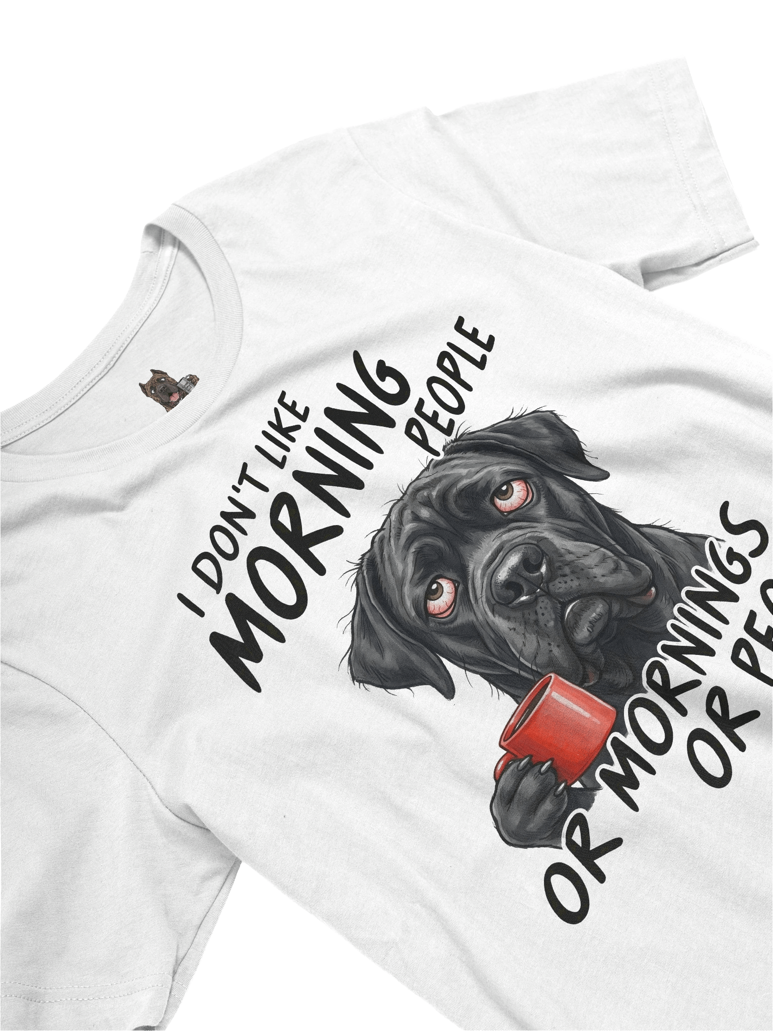 I Don't Like Morning People Cane Corso T-Shirt product image (2)