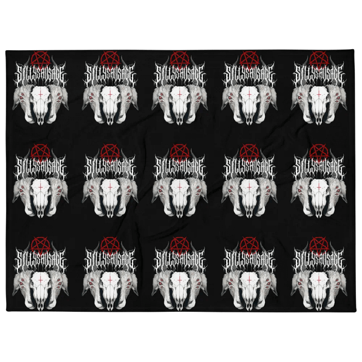 Sillysau5age Demonic Goat Blanket (Black) product image (1)