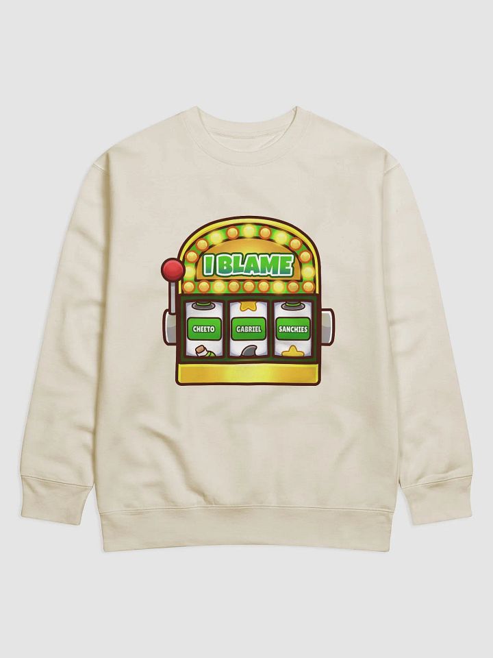 Blame Game Slot Machine Sweatshirt product image (5)